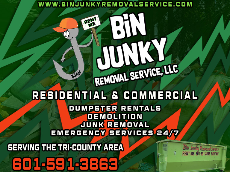 Bin junky removal service, rankin county, ms