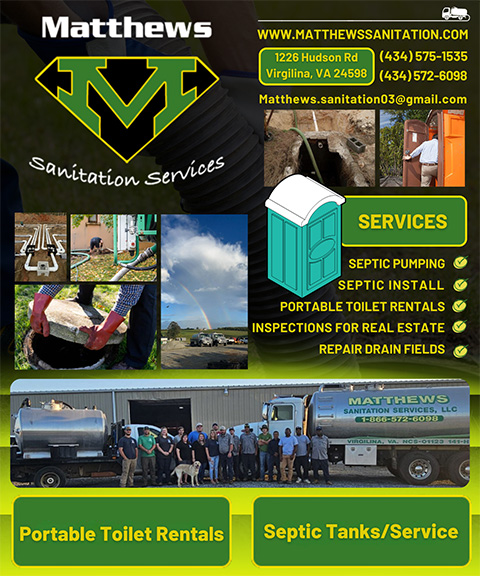 MATTHEWS SANITATION SERVICES, HALIFAX COUNTY, VA