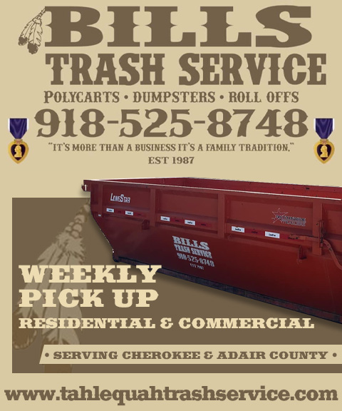 BILL’S TRASH SERVICE, CHEROKEE COUNTY, OK