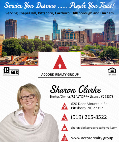 SHARON CLARKE REAL ESTATE ACCORD REALTY GROUP, CHATHAM