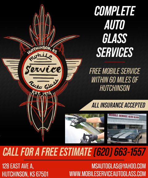 MOBILE SERVICE AUTO GLASS, Reno County, KS