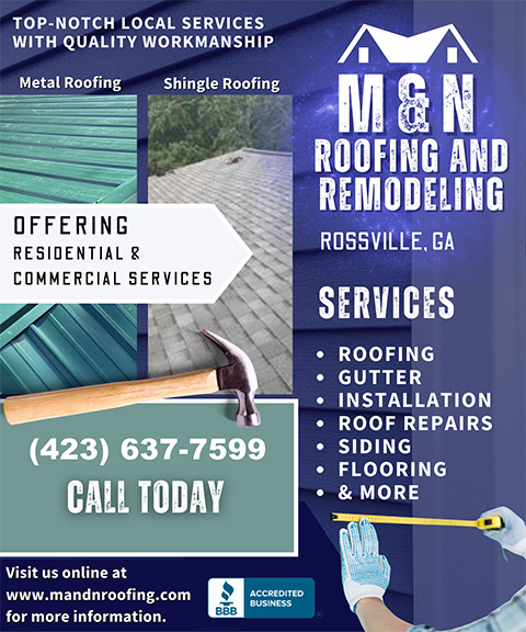 M & N ROOFING AND REMODELING, CATOOSA COUNTY, GA