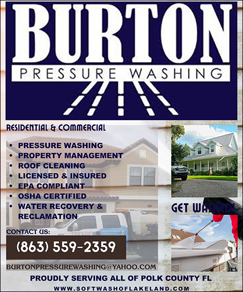 BURTON PRESSURE WASHING, POLK COUNTY, FL