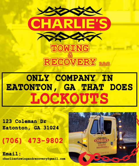 CHARLIE’S TOWING & RECOVERY, PUTNAM COUNTY, GA