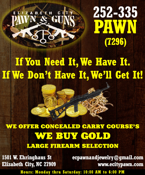 ELIZABETH CITY PAWN & GUNS, PASQUOTANK COUNTY, NC