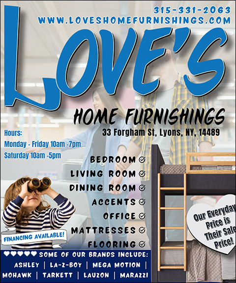 LOVE’S HOME FURNISHINGS, WAYNE COUNTY, NY
