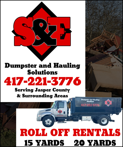 S & E DUMPSTER AND HAULING SOLUTIONS, JASPER COUNTY, MO