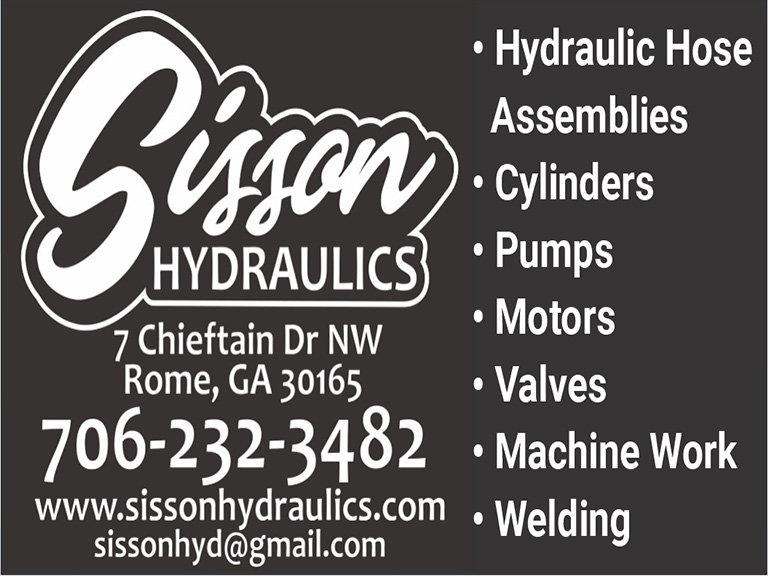 Sisson hydraulics, Floyd County, GA