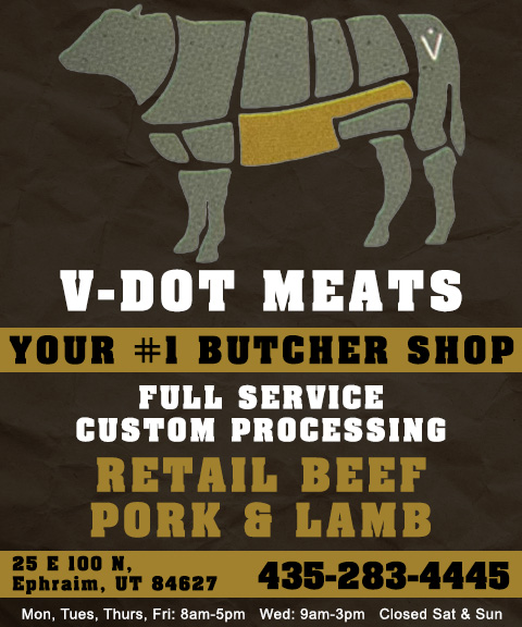 V dots meats, Sanpete county, ut