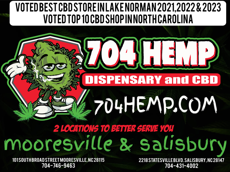 704 HEMP CBD SHOP, IREDELL COUNTY, NC
