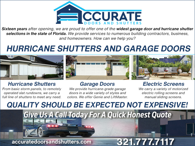 ACCURATE DOORS & SHUTTERS, BREVARD COUNTY, FL