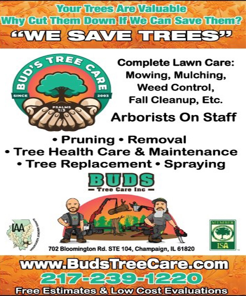 BUD’S TREE CARE, CHAMPAIGN COUNTY, IL