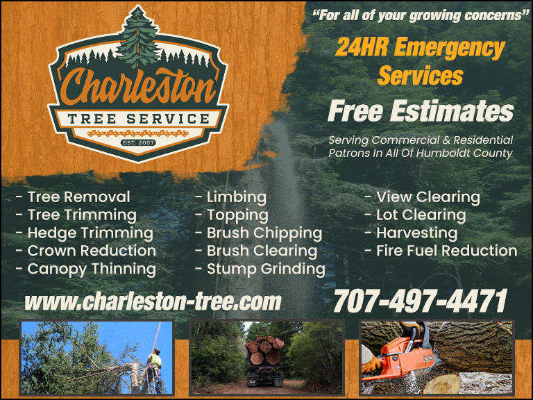 CHARLESTON TREE SERVICES, HUMBOLDT COUNTY, CA