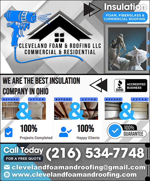 CLEVELAND FOAM & ROOFING, CUYAHOGA COUNTY, OH