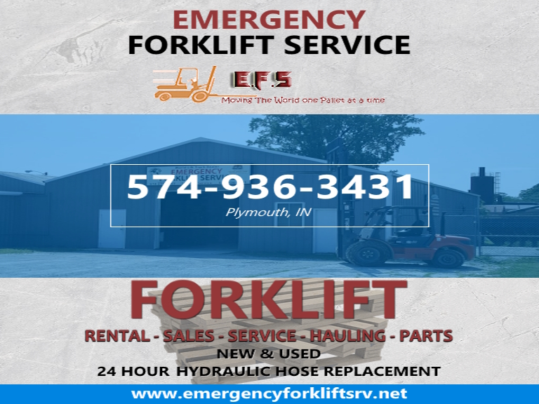 EMERGENCY FORKLIFT SERVICE, MARSHALL COUNTY, IN