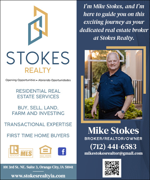 MIKE STOKES STOKES REALTY, SIOUX COUNTY, IA