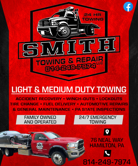 SMITH TOWING & REPAIR, JEFFERSON COUNTY, PA