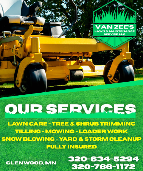 VAN ZEES LAWN AND MAINTENANCE SERVICE, POPE COUNTY, MN