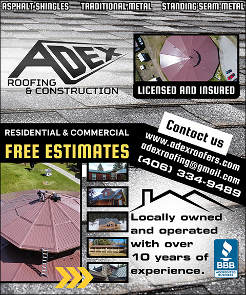 ADEX ROOFING & CONSTRUCTION, FLATHEAD COUNTY, MT