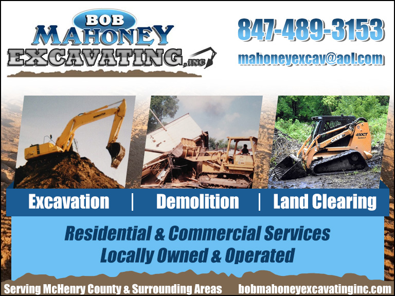 Bob mahoney excavating, mchenry county, il