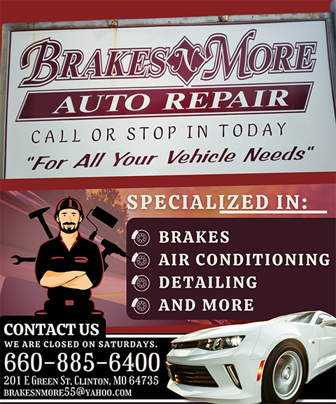 BRAKES ‘N’ MORE AUTO REPAIR, HENRY COUNTY, MO