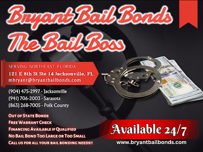 Bryant bail bonds, duval county, fl