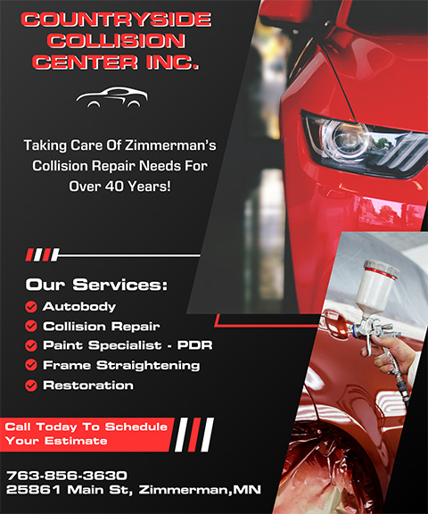 COUNTRYSIDE COLLISION CENTER, SHERBURNE COUNTY, MN