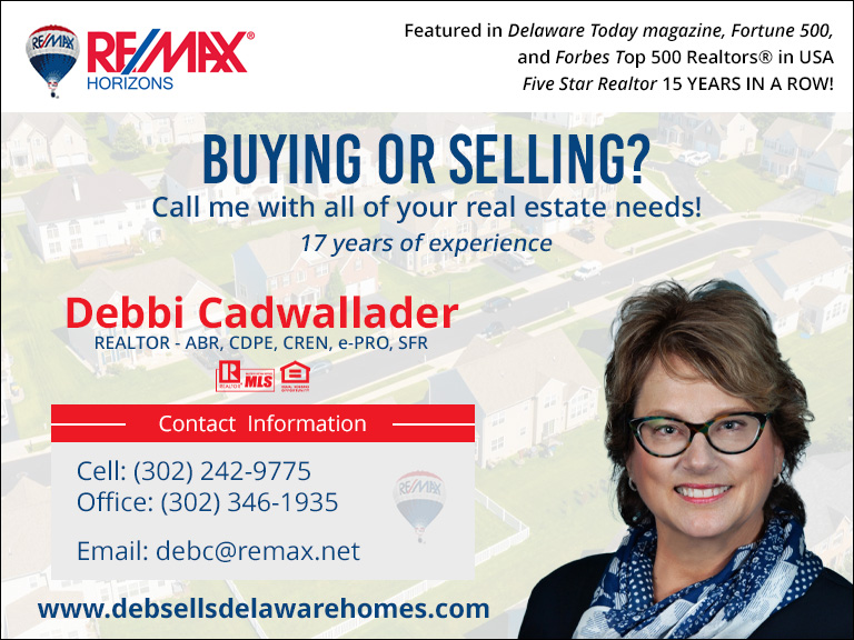 DEBBI CADWALLADER RE/MAX HORIZONS, KENT COUNTY, DE