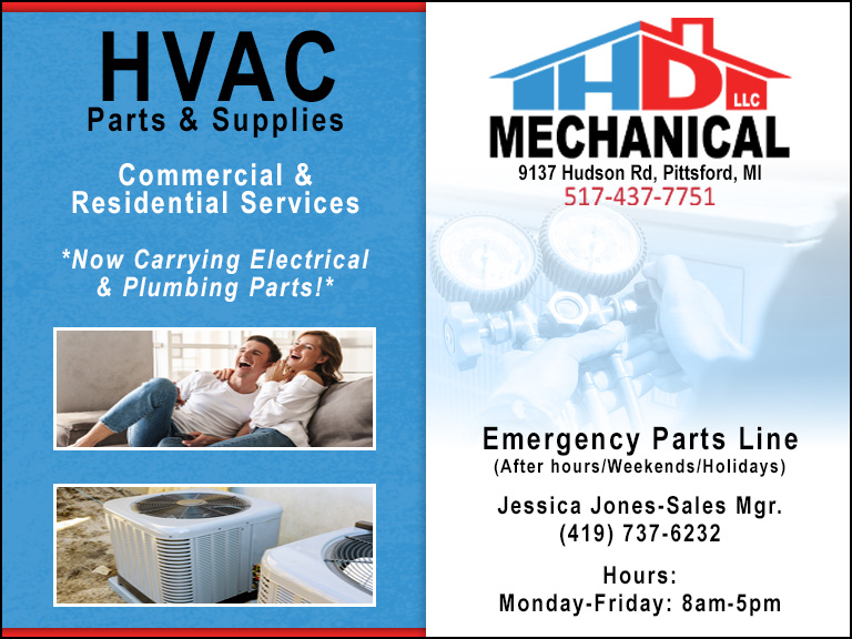 HD MECHANICAL, HILLSDALE COUNTY, MI