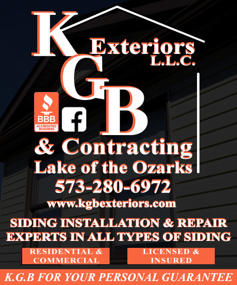 KGB EXTERIORS & CONTRACTING, LLC, Camden County, MO