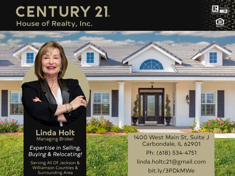 LINDA HOLT CENTURY 21 HOUSE OF REALTY, JACKSON COUNTY, IL