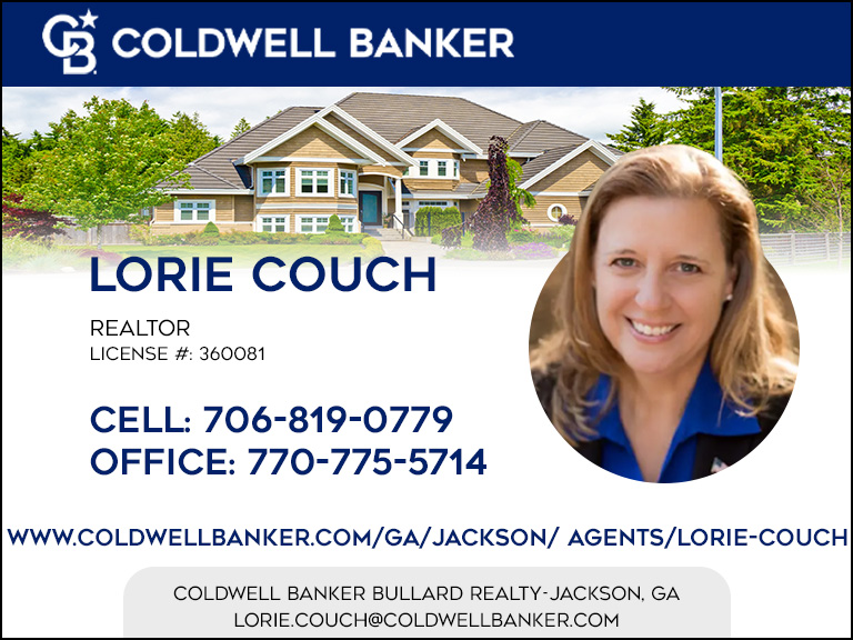 LORIE COUCH COLDWELL BANKER BULLARD REALTY, BUTTS COUNTY, GA