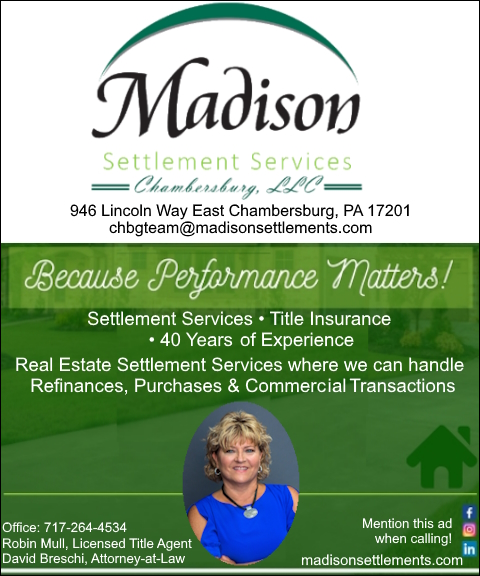 MADISON SETTLEMENT SERVICES OF CHAMBERSBURG, FRANKLIN COUNTY, PA