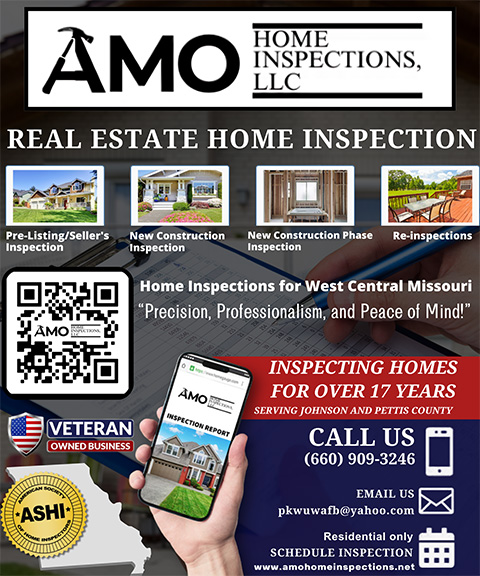 Amo home inspection, pettis county, mo