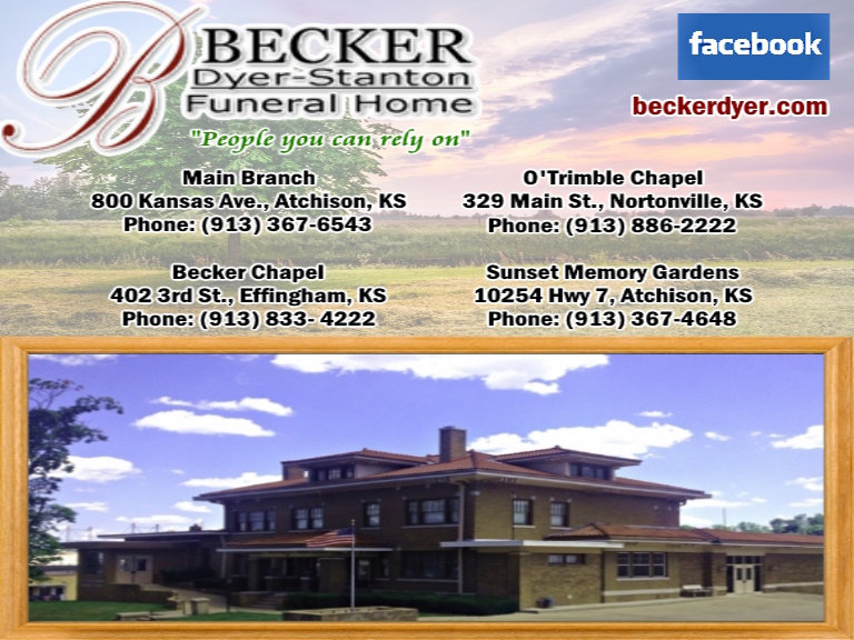 BECKER DYER-STANTON FUNERAL HOME, ATCHISON COUNTY, KS