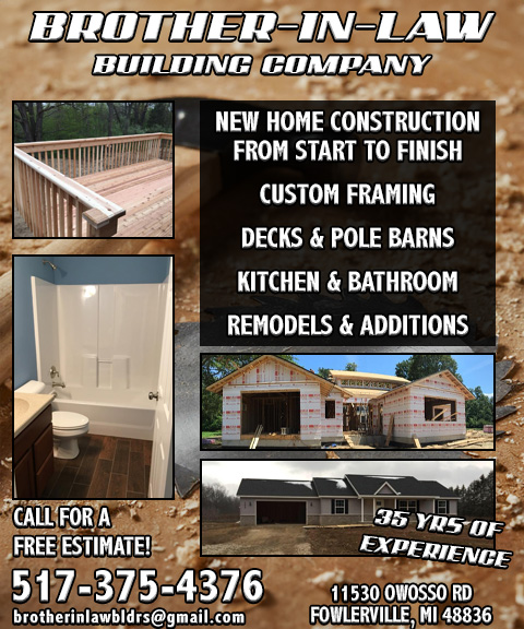 BROTHER-IN-LAW BUILDING COMPANY, LIVINGSTON COUNTY MI