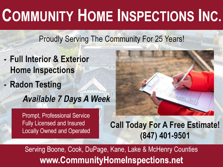 COMMUNITY HOME INSPECTIONS, MCHENRY COUNTY, IL