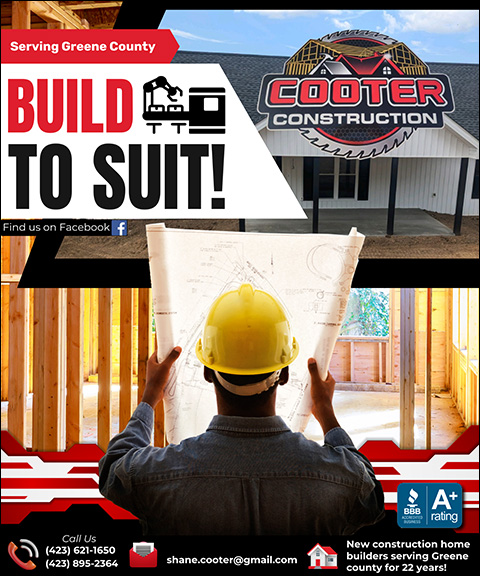 COOTER CONSTRUCTION, GREENE COUNTY, TN