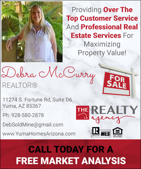 DEBRA MCCURRY, THE REALTY AGENCY, YUMA COUNTY, AZ