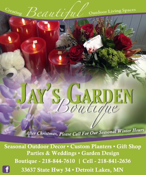 JAY’S GARDEN BOUTIQUE, BECKER COUNTY, MN