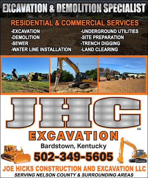 JOE HICKS CONSTRUCTION AND EXCAVATION, NELSON COUNTY, KY