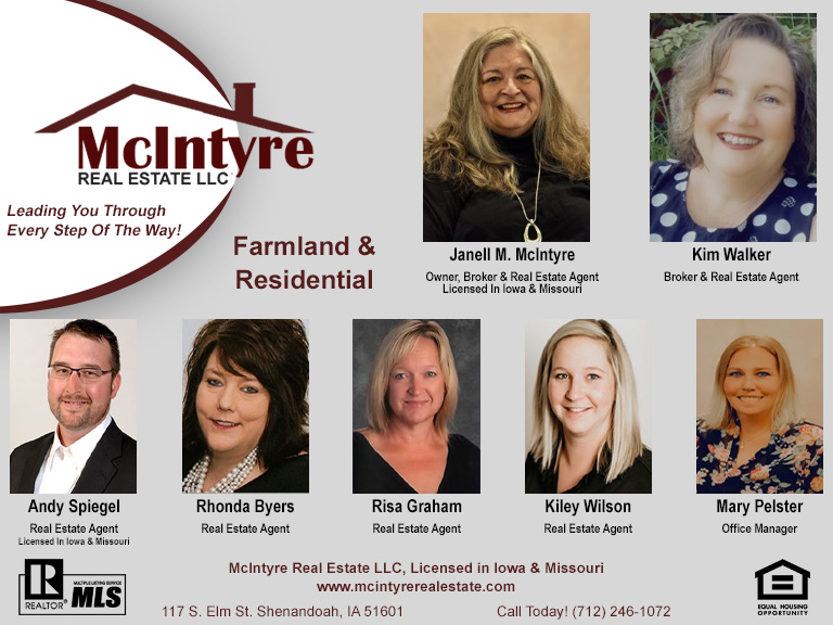 MCINTYRE REAL ESTATE, LLC, Page County, IA