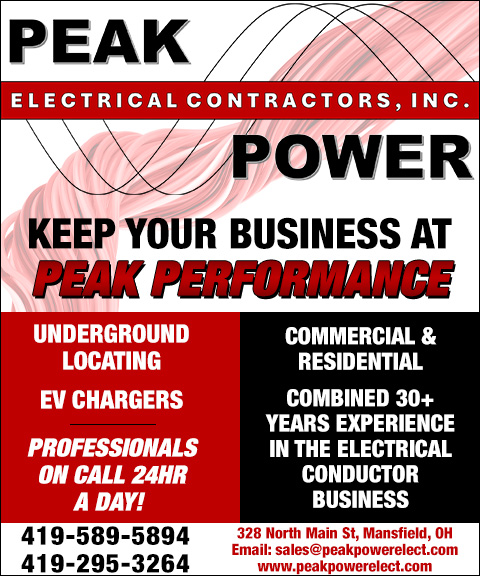 PEAK POWER ELECTRICAL CONTRACTORS, MORROW COUNTY, OH