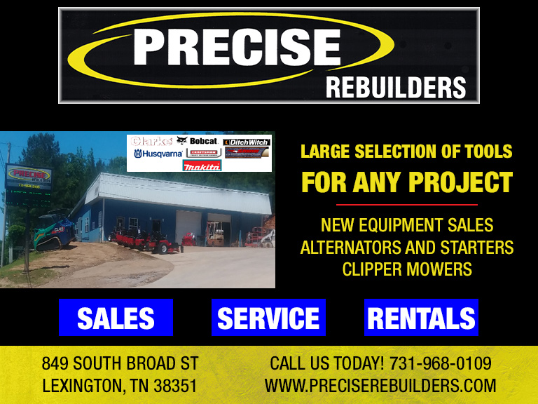 PRECISE REBUILDERS & EQUIPMENT RENTALS, HENDERSON COUNTY, TN