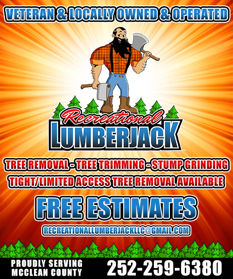 RECREATIONAL LUMBERJACK, MCCLEAN COUNTY, IL