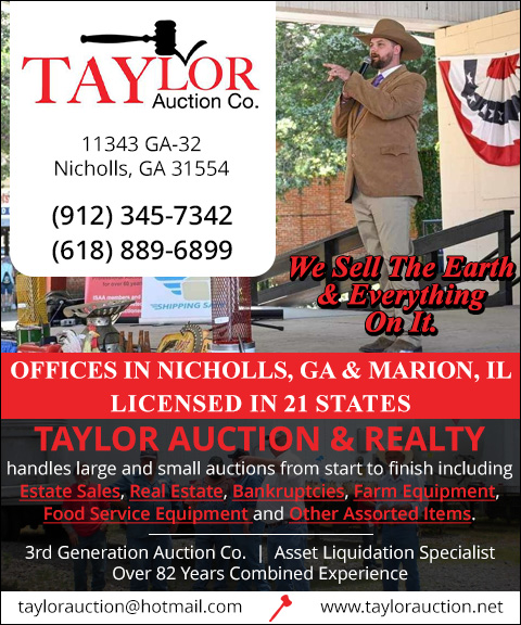 TAYLOR AUCTION CO, COFFEE COUNTY, GA