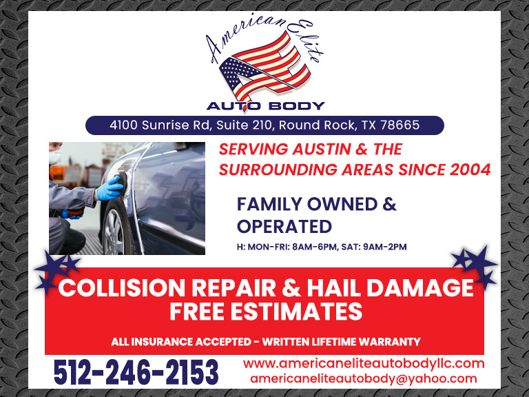 AMERICAN ELITE AUTO BODY, WILLIAMSON COUNTY, TX