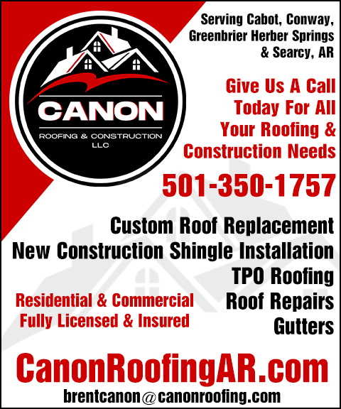 CANON ROOFING & CONSTRUCTION, LONOKE COUNTY, AR