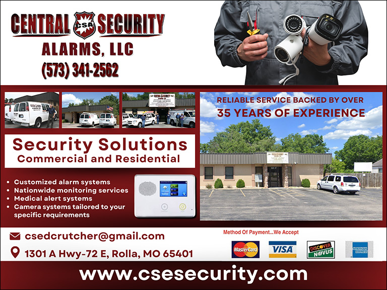 CENTRAL SECURITY ALARMS, PHELPS COUNTY, MO