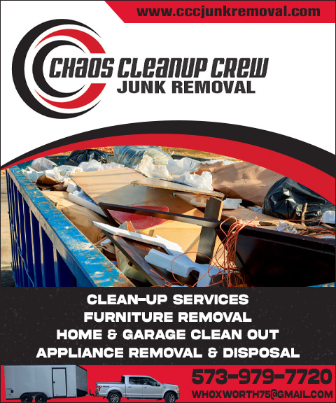 CHAOS CLEANUP CREW JUNK REMOVAL, CALLAWAY COUNTY, MO